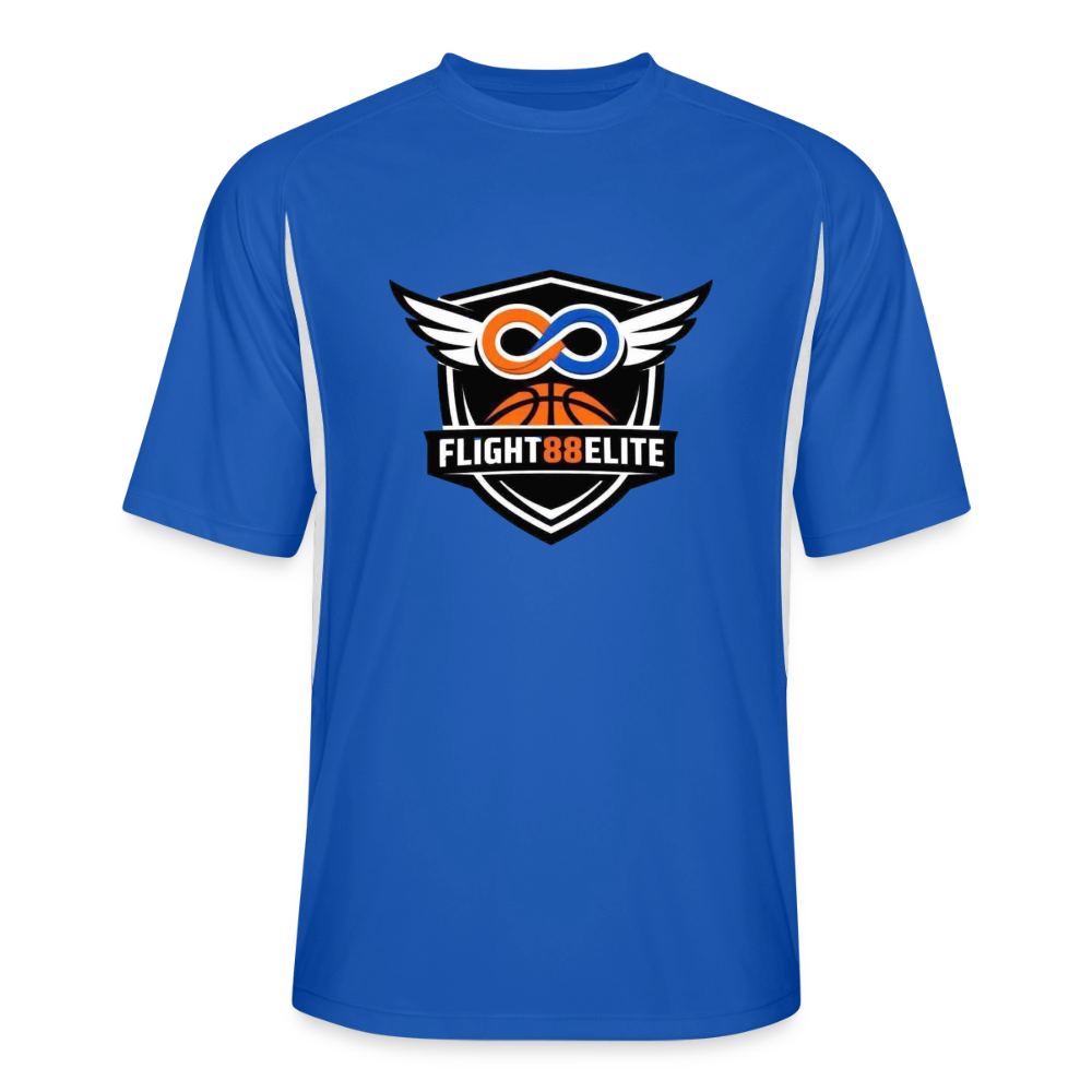 Flight 88 Elite Performance Jersey — Men's Cooling Color Block - royal/white