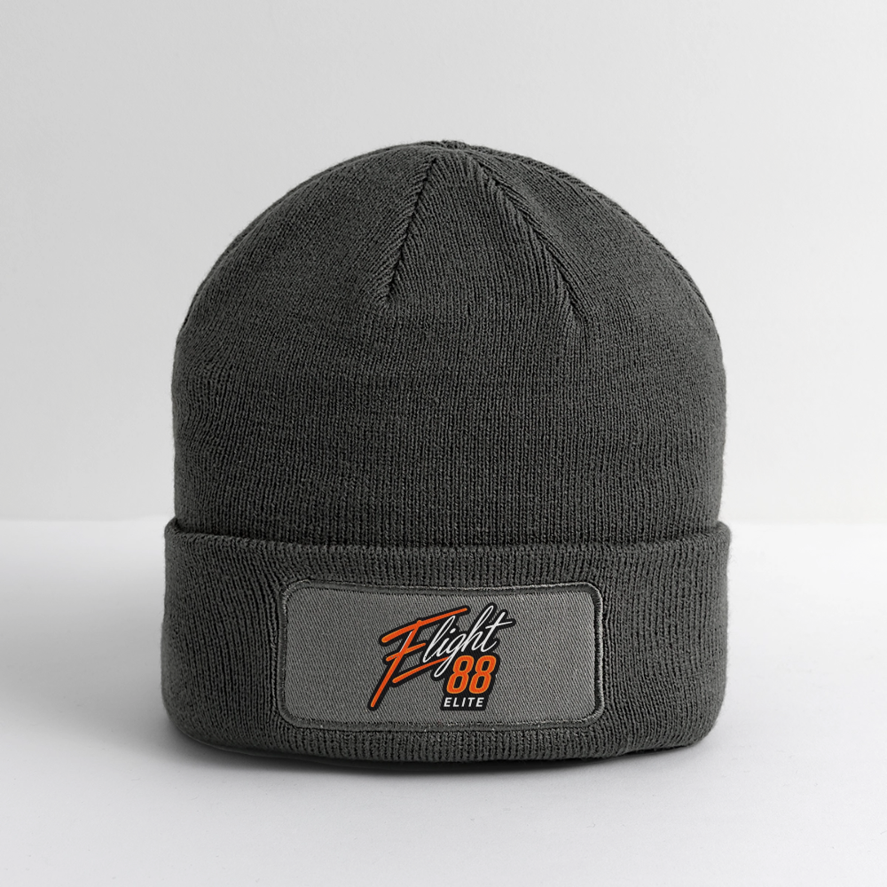 Flight 88 Elite Patch Beanie - charcoal grey