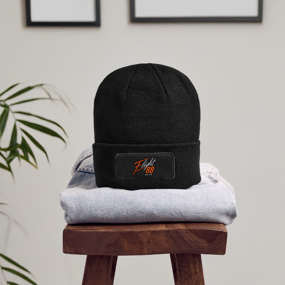 Flight 88 Elite Patch Beanie - black