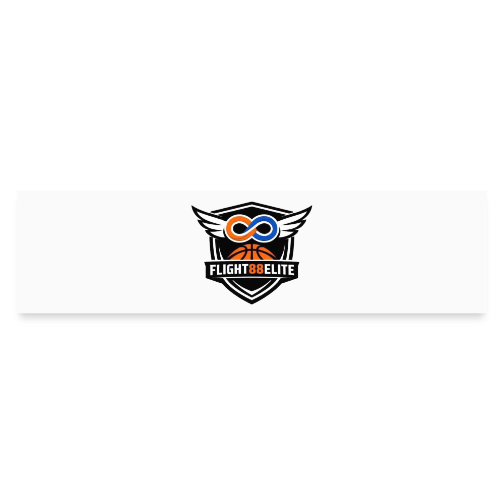 Flight 88 Elite Bumper Sticker — Primary Logo - white matte