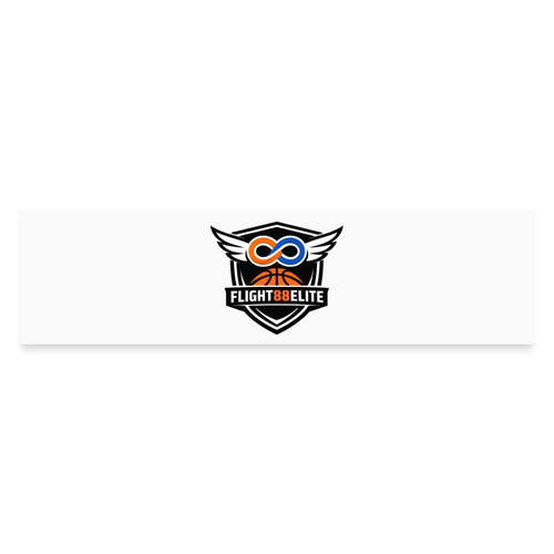 Flight 88 Elite Bumper Sticker — Primary Logo - white matte
