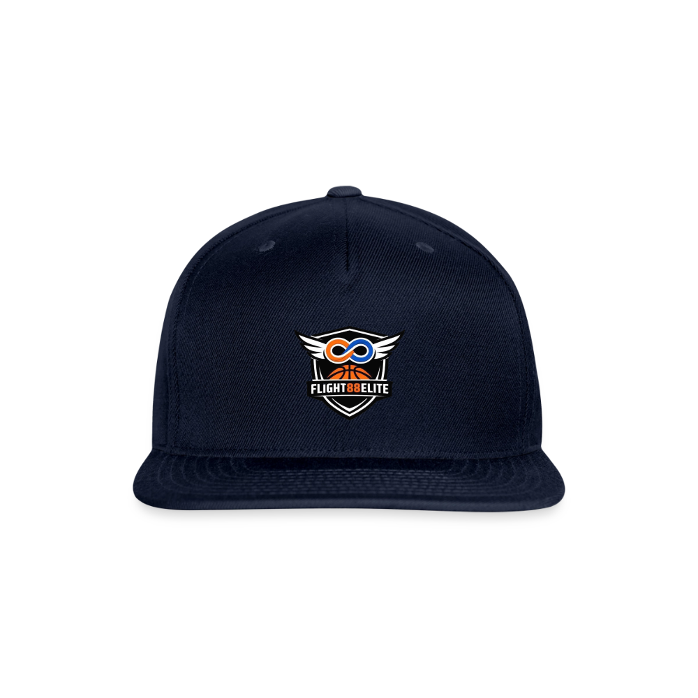Flight 88 Elite Snapback Baseball Cap - navy