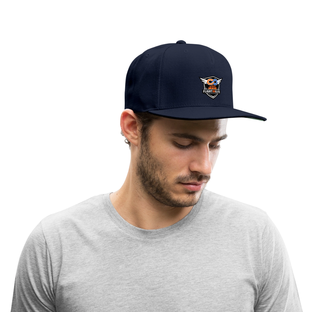 Flight 88 Elite Snapback Baseball Cap - navy