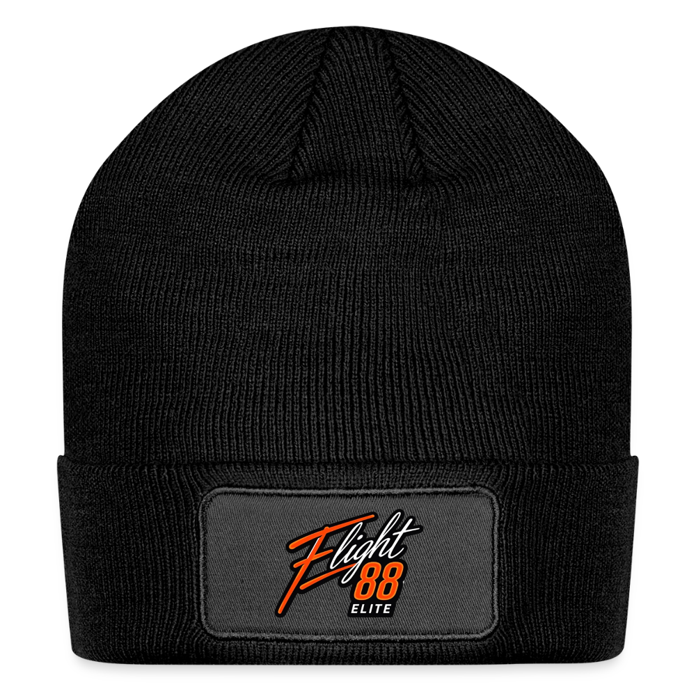 Flight 88 Elite Patch Beanie - black
