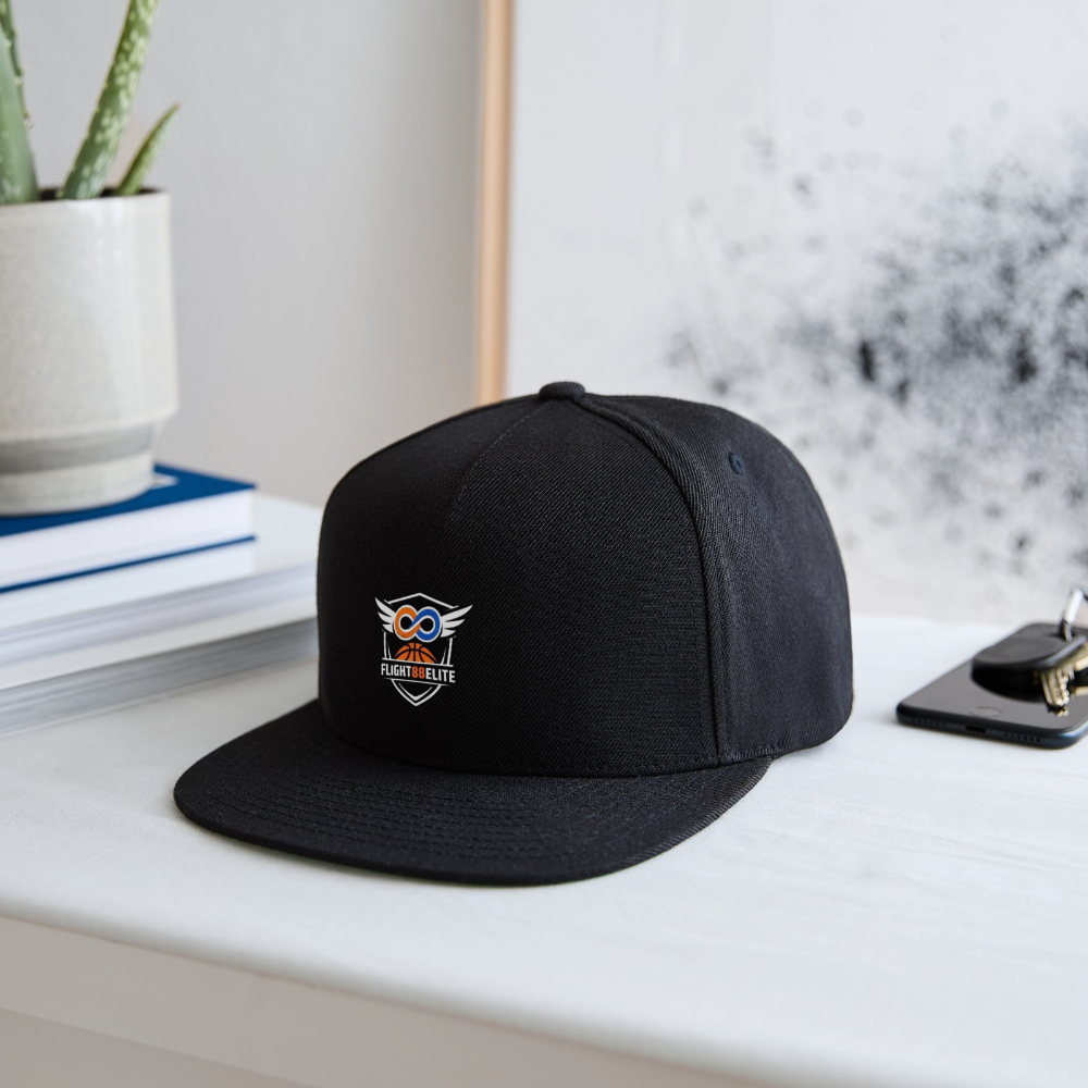 Flight 88 Elite Snapback Baseball Cap - black