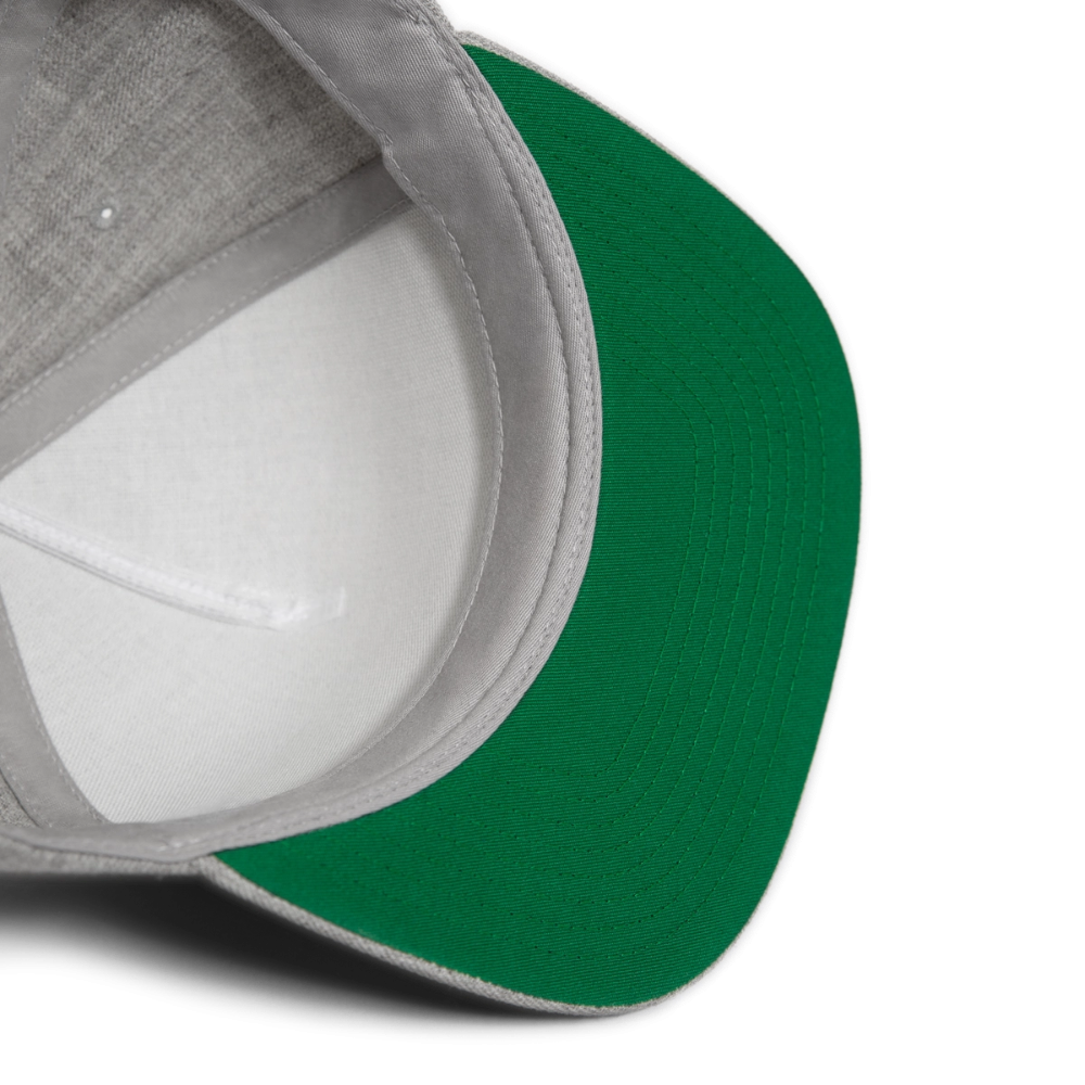 Flight 88 Elite Snapback Baseball Cap - heather gray