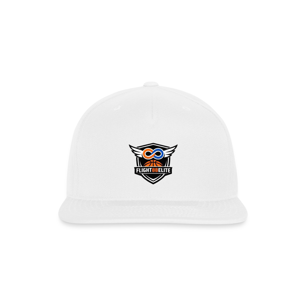 Flight 88 Elite Snapback Baseball Cap - white