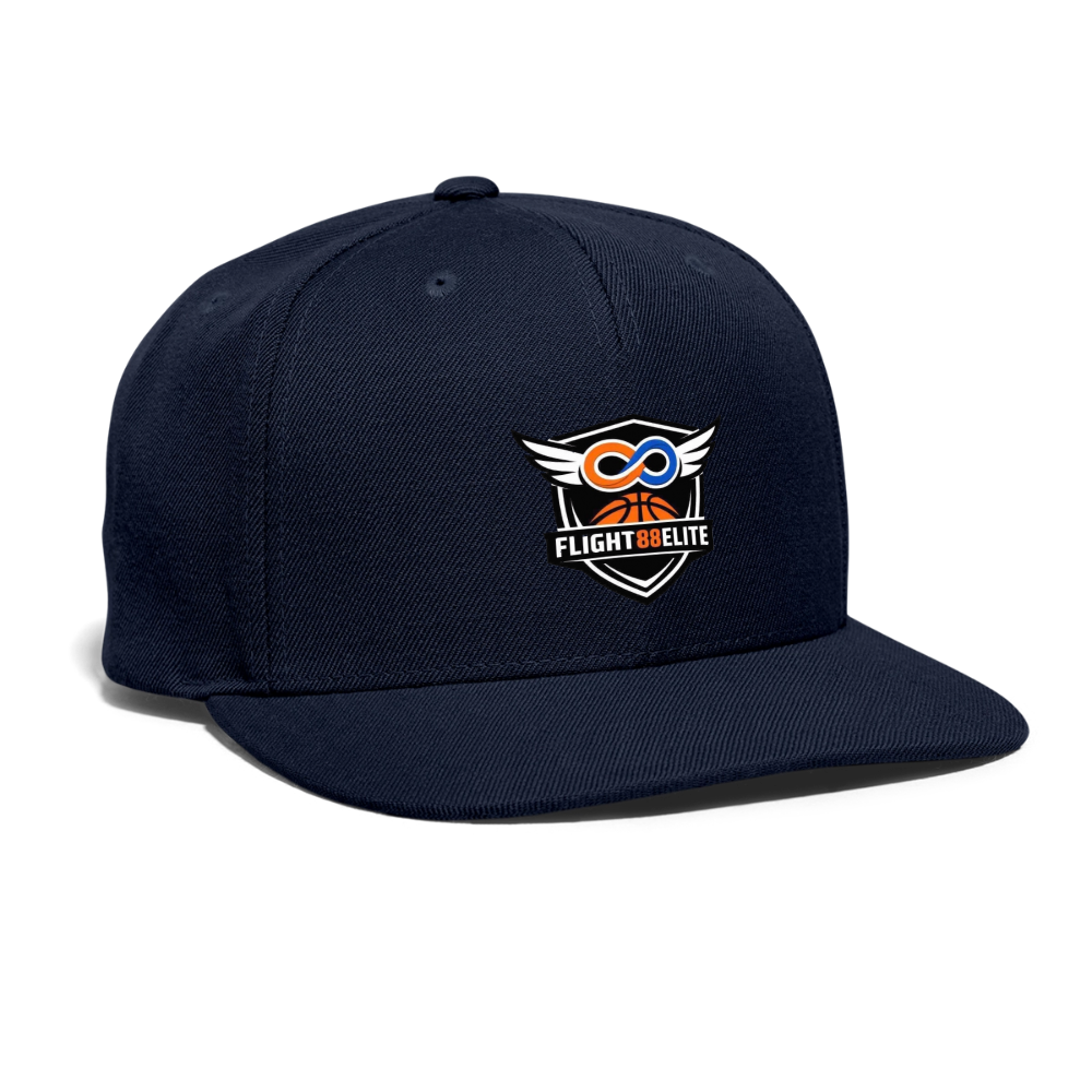 Flight 88 Elite Snapback Baseball Cap - navy