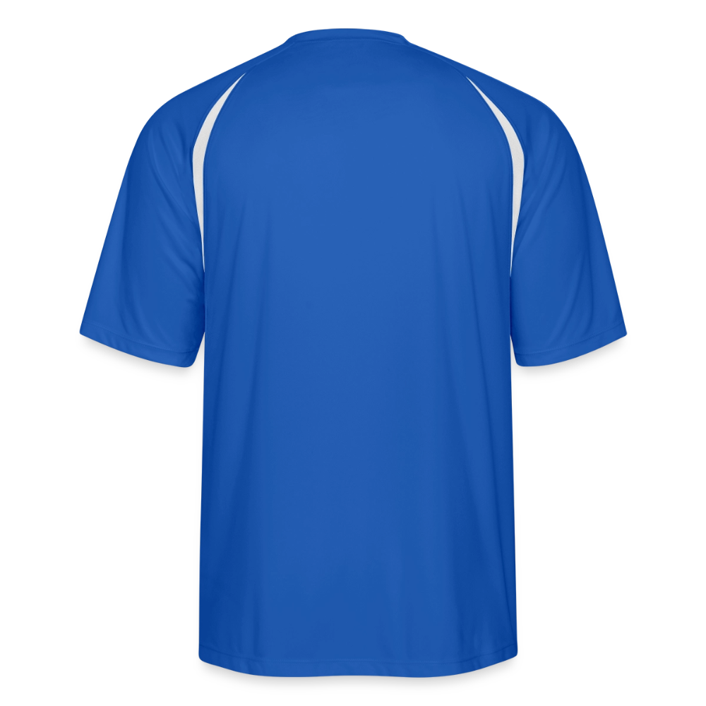 Flight 88 Elite Performance Jersey — Men's Cooling Color Block - royal/white