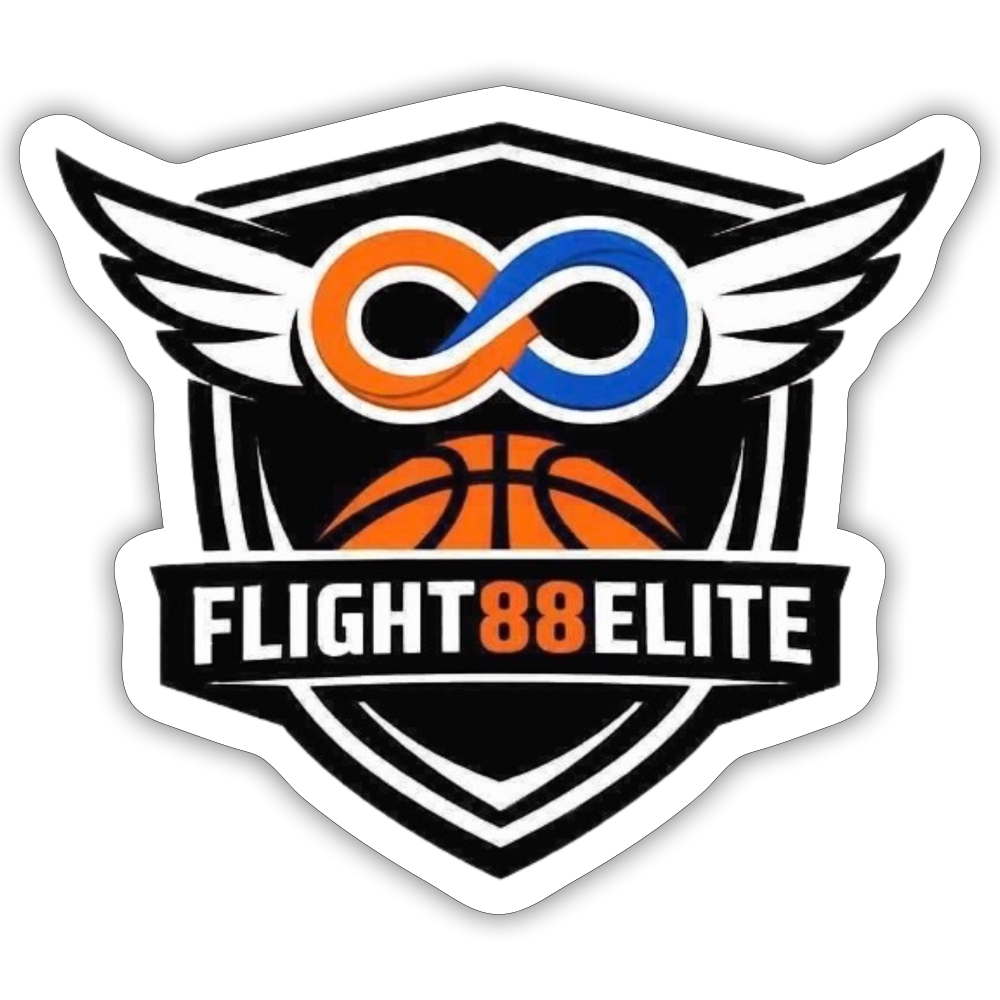 Flight 88 Elite Vinyl Sticker — Primary Logo - white matte