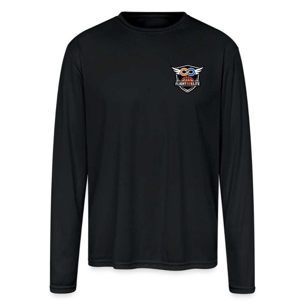 Flight 88 Elite Performance Long Sleeve Tee - black