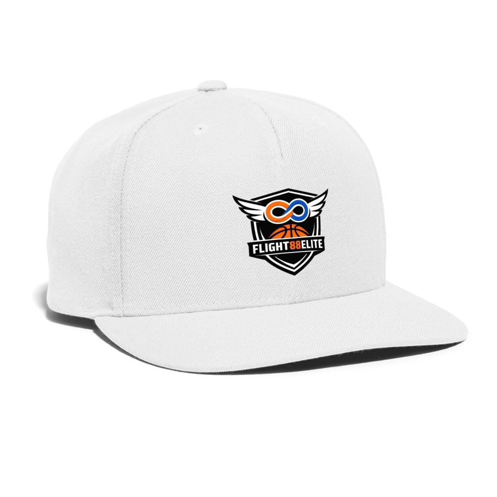Flight 88 Elite Snapback Baseball Cap - white