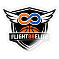Flight 88 Elite Vinyl Sticker — Primary Logo - transparent glossy