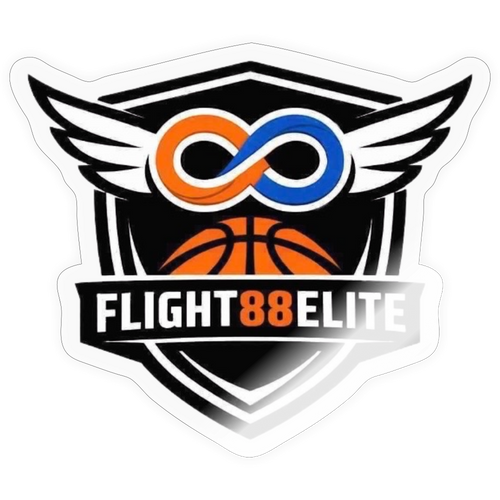 Flight 88 Elite Vinyl Sticker — Primary Logo - transparent glossy