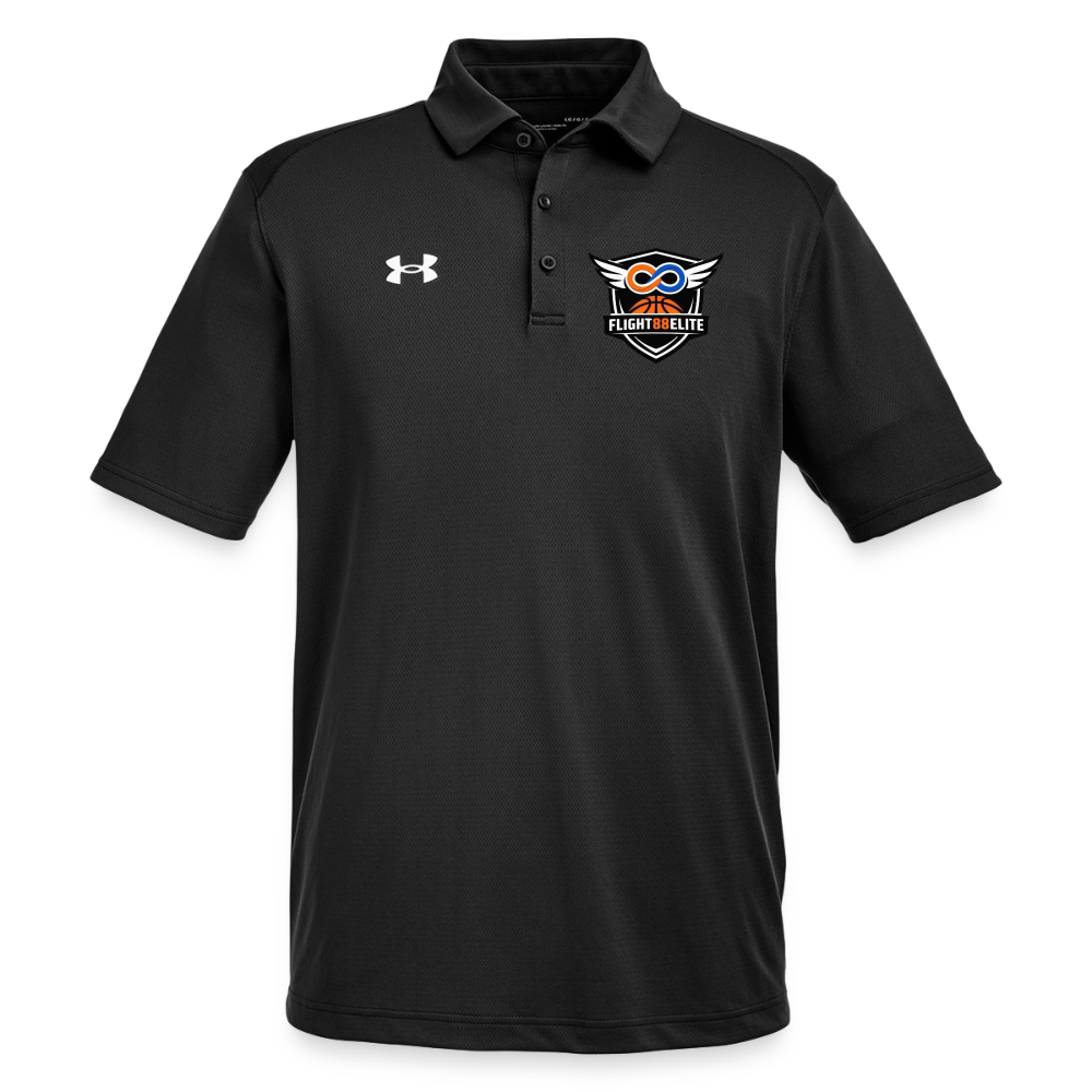 Flight 88 Elite Tech Polo — Under Armour - black/white