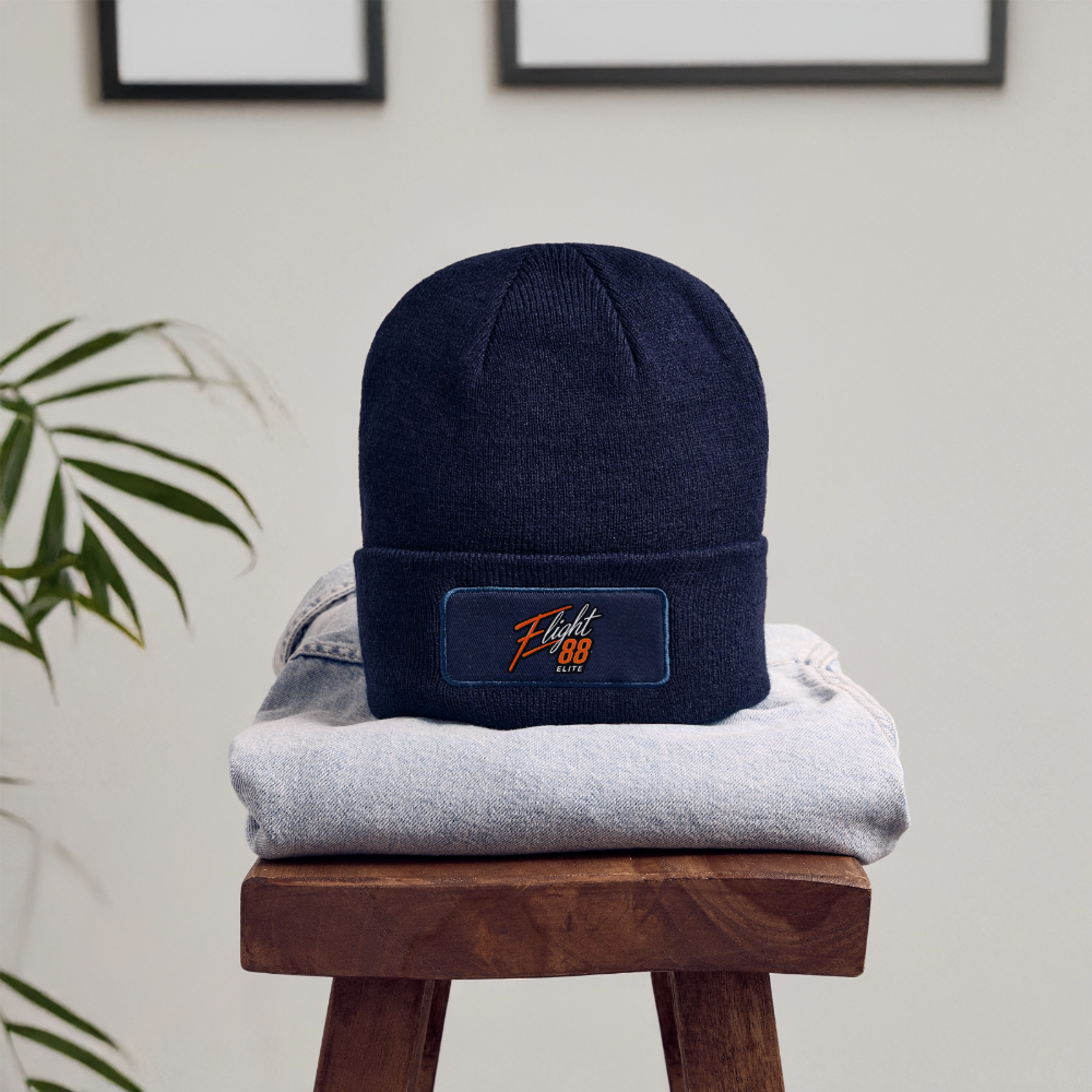 Flight 88 Elite Patch Beanie - navy